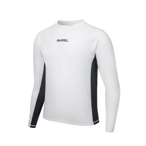 Barrel Mens Motion RelaxFit Rashguard-WHITE - Rashguards | BARREL HK