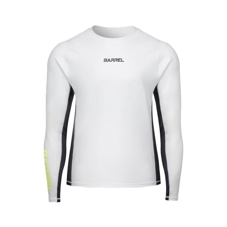 Barrel Mens Motion RelaxFit Rashguard-WHITE - Barrel / White / S - Rashguards | BARREL HK