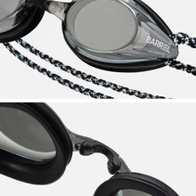 Load image into Gallery viewer, Barrel Racing Mirror Swim Goggles - BLACK/BLACK - Barrel / Black/Black / OSFA - Swim Goggles | BARREL HK