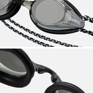 Barrel Racing Mirror Swim Goggles - BLACK/BLACK - Barrel / Black/Black / OSFA - Swim Goggles | BARREL HK