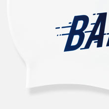 Load image into Gallery viewer, Barrel Rush Silicone Swim Cap - WHITE - Barrel / Navy / ON - Swim Caps | BARREL HK