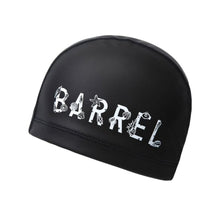 Load image into Gallery viewer, Swim Caps: Barrel Shell Logo Silitex Swim Cap-BLACK - Barrel / Black / ON / 2025, Accessories, BARREL, BARREL HK, Black | B5SUASC026BLKON