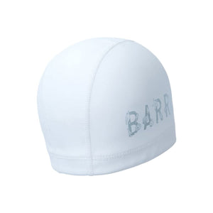 Swim Caps: Barrel Shell Logo Silitex Swim Cap-WHITE - Barrel / White / ON / 2025, Accessories, BARREL, BARREL HK, BRIV25HKOP01