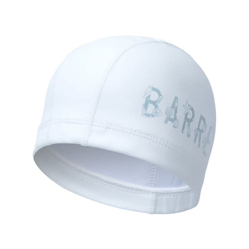 Swim Caps: Barrel Shell Logo Silitex Swim Cap-WHITE - Barrel / White / ON / 2025, Accessories, BARREL, BARREL HK, BRIV25HKOP01