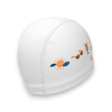 Load image into Gallery viewer, Barrel Siesta Silicone Coating Swim Cap-WHITE - Barrel / White / ON - Swim Caps | BARREL HK