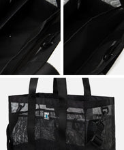 Load image into Gallery viewer, Barrel Square Totebag-BLACK - Barrel / Black - Mesh Bags | BARREL HK