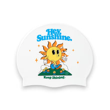 Load image into Gallery viewer, Barrel Sunshine Silicone Swim Cap-WHITE - Barrel / White / ON - Swim Caps | BARREL HK