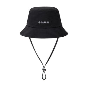 Barrel Swell Solid Bucket Hat-BLACK - Surf Buckets | BARREL HK