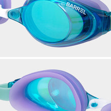Load image into Gallery viewer, Barrel Training Mirror Swim Goggles - AQUA/MINT - Barrel / Aqua/Yellow / OSFA - Swim Goggles | BARREL HK