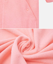 Load image into Gallery viewer, Barrel Unisex Basic Zip-Up Poncho Towel-CORAL - Poncho Towels | BARREL HK