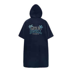 Towels & Ponchos: Barrel Unisex Essential Zip-Up Poncho Towel-NAVY - Accessories, BARREL, BARREL HK, BRIV24HKOPT02, Diving