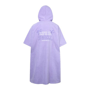 Towels & Ponchos: Barrel Unisex Essential Zip-Up Poncho Towel-PURPLE - Accessories, BARREL, BARREL HK, BRIV24HKOPT02, Diving