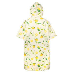Towels & Ponchos: Barrel Unisex Lemon Zipup Poncho Towel-YELLOW- - Barrel / Yellow / M / 2025, Accessories, BARREL, BARREL HK, Yellow