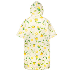Barrel Unisex Lemon Zipup Poncho Towel-YELLOW - Towels & Ponchos | BARREL HK