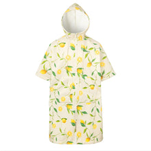 Load image into Gallery viewer, Barrel Unisex Lemon Zipup Poncho Towel-YELLOW - Barrel / Yellow / M - Towels &amp; Ponchos | BARREL HK
