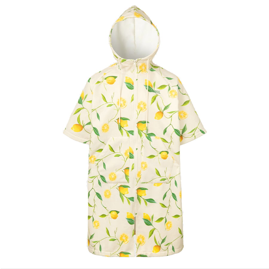 Barrel Unisex Lemon Zipup Poncho Towel-YELLOW - Barrel / Yellow / M - Towels & Ponchos | BARREL HK