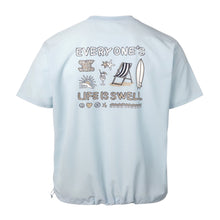 Load image into Gallery viewer, Barrel Unisex Over Fit Artwork Mesh S/S Tee-AQUA - Rashguards | BARREL HK