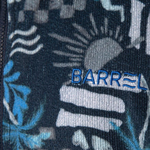 Load image into Gallery viewer, Barrel Unisex Palm Tree ZipUp Poncho Towel-NAVY - Poncho Towels | BARREL HK