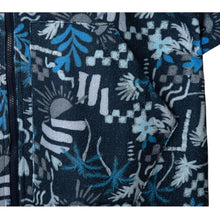 Load image into Gallery viewer, Barrel Unisex Palm Tree ZipUp Poncho Towel-NAVY - Poncho Towels | BARREL HK
