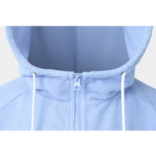 Load image into Gallery viewer, Towels &amp; Ponchos: Barrel Unisex Solid Zipup Poncho Towel-AQUA - 2025, Accessories, Aqua, BARREL, BARREL HK