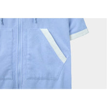 Load image into Gallery viewer, Towels &amp; Ponchos: Barrel Unisex Solid Zipup Poncho Towel-AQUA - 2025, Accessories, Aqua, BARREL, BARREL HK