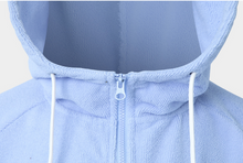Load image into Gallery viewer, Barrel Unisex Solid Zipup Poncho Towel-AQUA - Towels &amp; Ponchos | BARREL HK