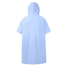 Load image into Gallery viewer, Barrel Unisex Solid Zipup Poncho Towel-AQUA - Towels &amp; Ponchos | BARREL HK