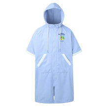 Load image into Gallery viewer, Barrel Unisex Solid Zipup Poncho Towel-AQUA - Barrel / Aqua / M - Towels &amp; Ponchos | BARREL HK