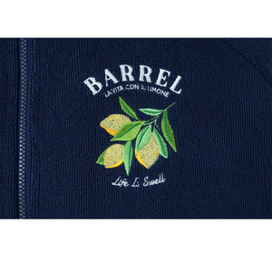 Towels & Ponchos: Barrel Unisex Solid Zipup Poncho Towel-NAVY - 2025, Accessories, BARREL, BARREL HK, BRIV25HKOP03