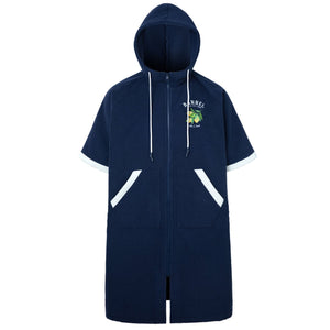 Barrel Unisex Solid Zipup Poncho Towel-NAVY - Barrel / Navy / M - Towels & Ponchos | BARREL HK
