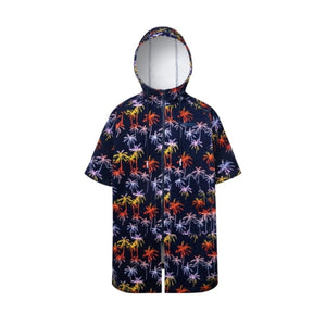 Barrel Unisex Swell Zip-Up Poncho Towel-PALM TREE - Barrel / Palm Tree / M - Poncho Towels | BARREL HK