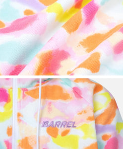Barrel Unisex Swell Zip-Up Poncho Towel-PINK - Poncho Towels | BARREL HK