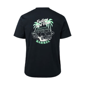 Rashguards: Barrel Unisex Tropical Loose S/S Rashguard-BLACK - 2025, BARREL, BARREL HK, Black, BRIV25HKOP02