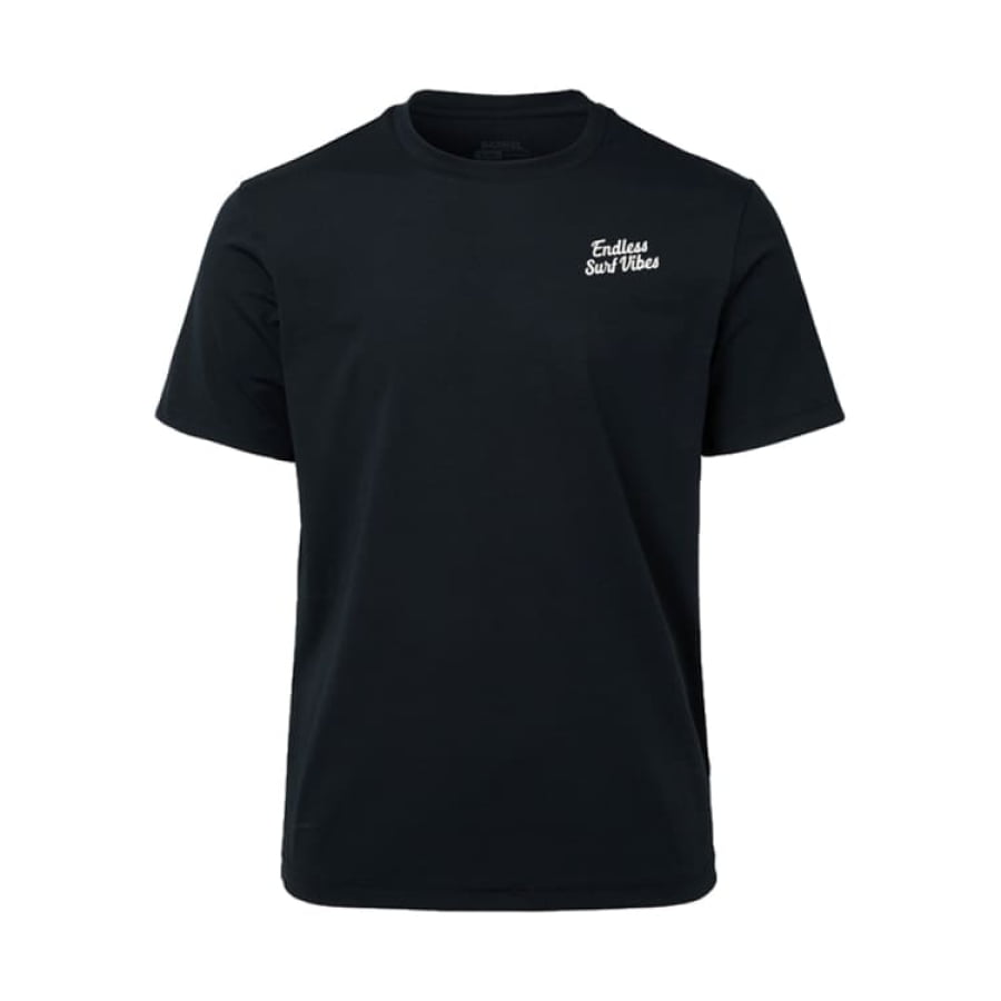 Rashguards: Barrel Unisex Tropical Loose S/S Rashguard-BLACK - Barrel / Black / S (090) / 2025, BARREL, BARREL HK, Black, BRIV25HKOP02