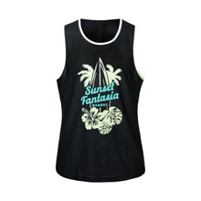 Load image into Gallery viewer, Rashguards: Barrel Unisex Tropical Sleeveless Rash Guard-BLACK - Barrel / Black / M (95) / 2025, BARREL, BARREL HK, Black, BRIV25HKOP03