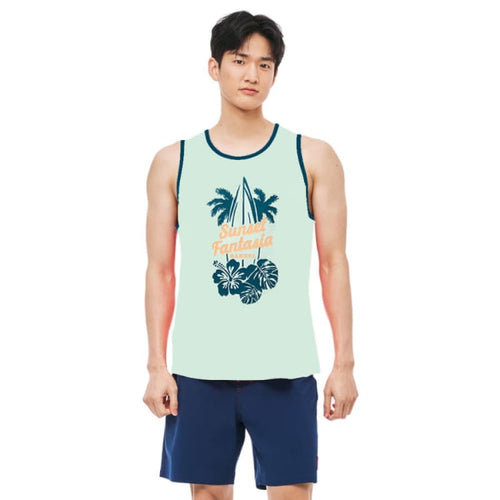 Rashguards: Barrel Unisex Tropical Sleeveless Rash Guard-LIME - 2025, BARREL, BARREL HK, BRIV25HKOP03, Clothing
