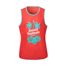 Load image into Gallery viewer, Rashguards: Barrel Unisex Tropical Sleeveless Rash Guard-RED - Barrel / Red / M (95) / 2025, BARREL, BARREL HK, BRIV25HKOP03, Clothing