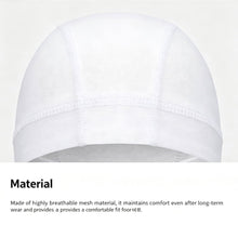 Load image into Gallery viewer, Barrel Wave Dolphine Mesh Swim Cap-WHITE - Barrel / White / ON - Swim Caps | BARREL HK