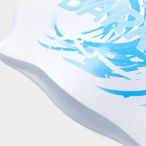 Barrel Wave Silicone Swim Cap - WHITE - Barrel / White / ON - Swim Caps | BARREL HK