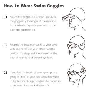 Barrel Wide Mirror Swim Goggles - GOLD/BLACK - Barrel / Gold/Black / OSFA - Swim Goggles | BARREL HK