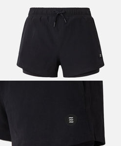 Barrel Women Essential 3 Leggings Shorts-BLACK - Boardshorts | BARREL HK