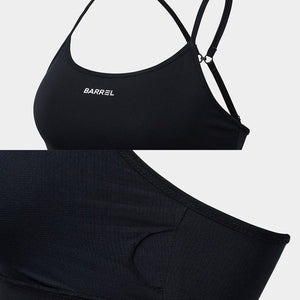 Barrel Women Essential Active Bra Top-BLACK - Water/Sports Bras | BARREL HK