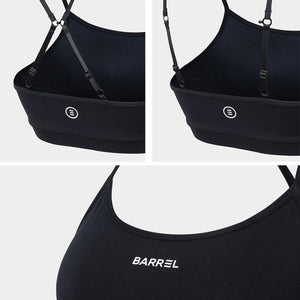 Barrel Women Essential Active Bra Top-BLACK - Water/Sports Bras | BARREL HK