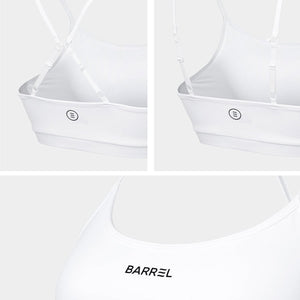 Barrel Women Essential Active Bra Top-WHITE - Water/Sports Bras | BARREL HK