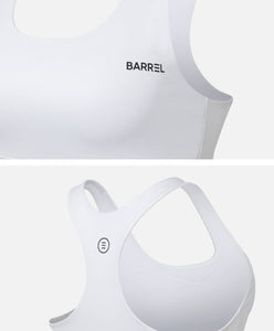 Barrel Women Essential Bra Top-WHITE - Water/Sports Bras | BARREL HK