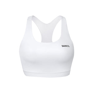 Barrel Women Essential Bra Top-WHITE - Barrel / White / S (085) - Water/Sports Bras | BARREL HK
