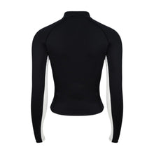 Load image into Gallery viewer, Barrel Women Essential CB Crop Zip Rashguard-BLACK - Rashguards | BARREL HK