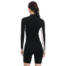 Load image into Gallery viewer, Barrel Women Essential CB Crop Zip Rashguard-BLACK - Rashguards | BARREL HK