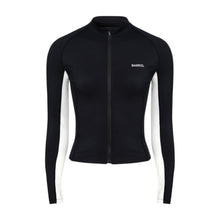 Load image into Gallery viewer, Barrel Women Essential CB Crop Zip Rashguard-BLACK - Barrel / Black / S (85) - Rashguards | BARREL HK
