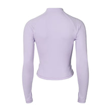 Load image into Gallery viewer, Barrel Women Essential Crop Zip Rashguard-LAVENDER - Rashguards | BARREL HK